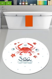 Mijölnir Crab Circle Djt 80 Alfombrilla de baño Multicolor